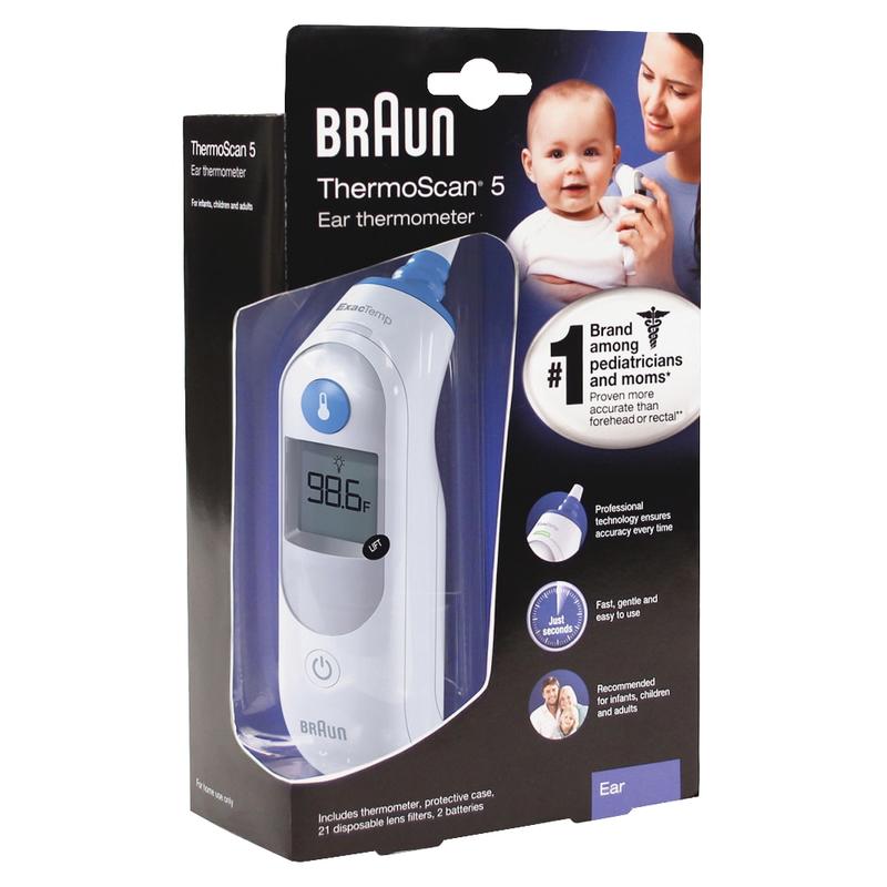 Braun Honeywell ThermoScan 5 Ear Thermometer (Min Order Qty 2) MPN:IRT6500US