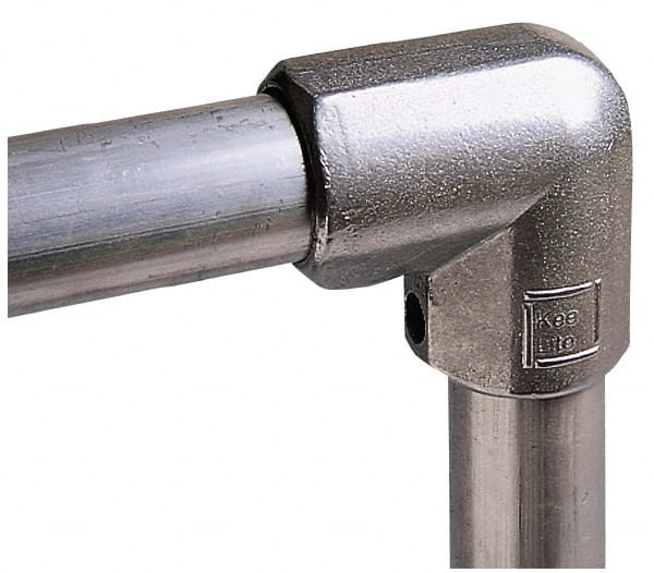 Pipe Rail Fittings, Rail Fitting Type: Elbow , Material: Aluminum  MPN:L15-8