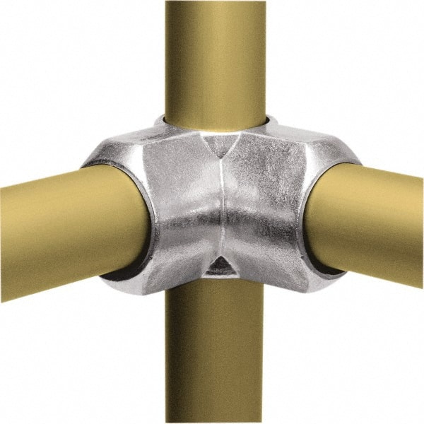Pipe Rail Fittings, Rail Fitting Type: Tee , Material: Aluminum  MPN:L21-7