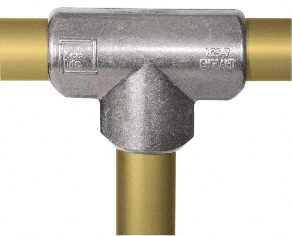 Pipe Rail Fittings, Rail Fitting Type: Tee , Type: Tee , Material: Aluminum , Tee Type: 90 Three Socket Tee  MPN:L25-7