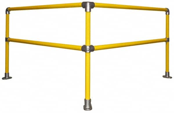 Pipe Rail Kits, Kit Type: Corner Section , Overall Length: 6 , Includes: (3) Pre-assembled 42