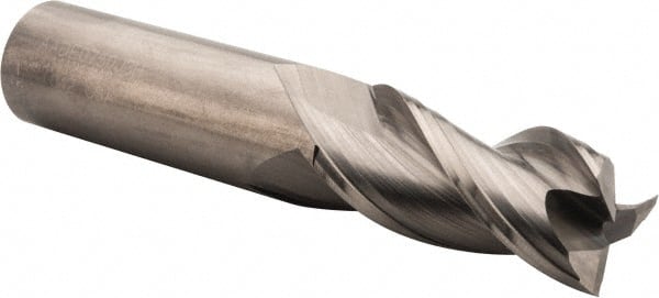 Square End Mill: 3/4'' Dia, 1-5/8'' LOC, 3/4'' Shank Dia, 4'' OAL, 3 Flutes, Solid Carbide MPN:3866280