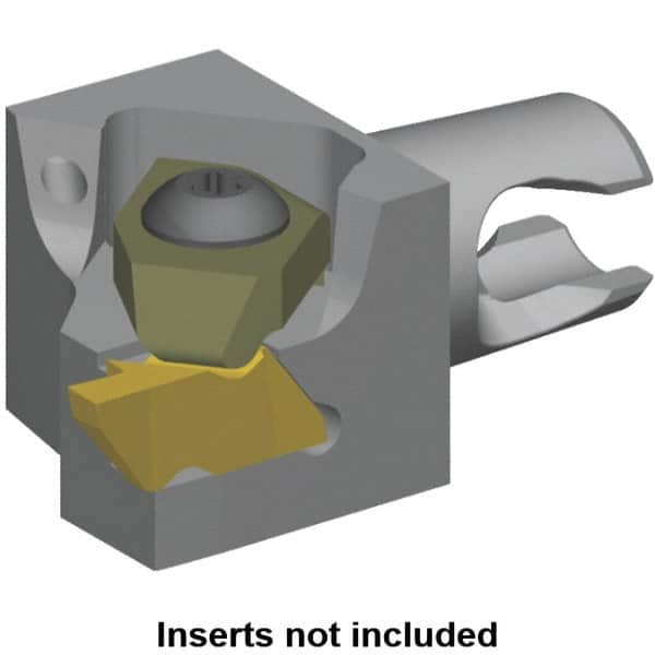 Modular Grooving Head: Right Hand, Cutting Head, System Size KM16, Uses NG2R Inserts MPN:3180674