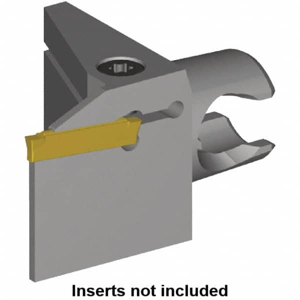 Modular Grooving Head: Right Hand, Cutting Head, System Size KM25, Uses A4.. Inserts MPN:3377363