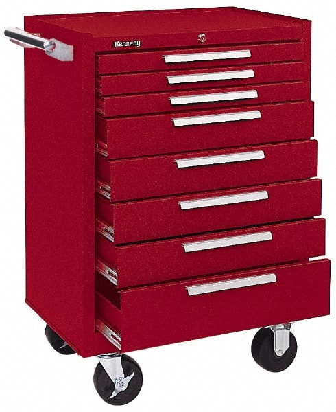 Steel Tool Roller Cabinet: 8 Drawers MPN:378XR