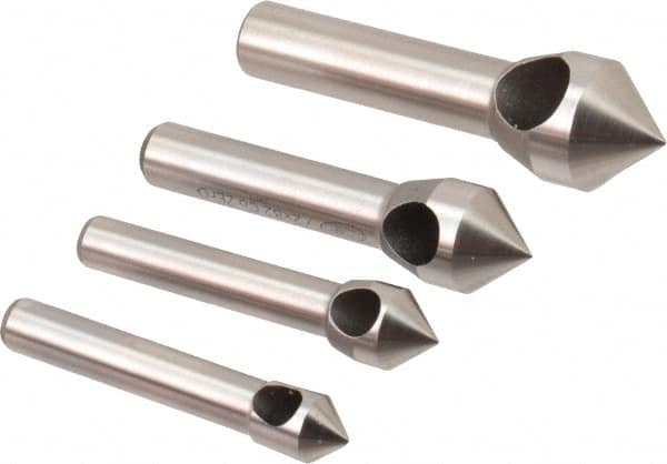 Countersink Set: 4 Pc, 5/16 to 5/8