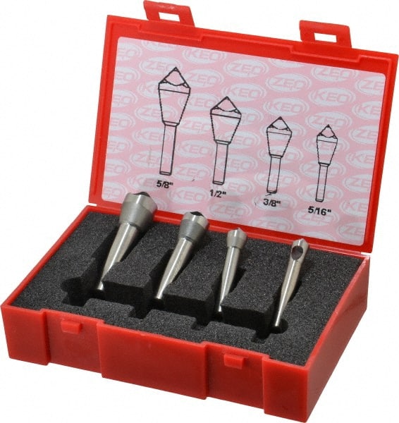 Countersink Set: 4 Pc, 5/16 to 5/8