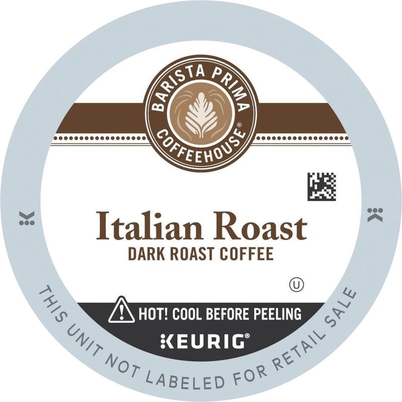 Barista Prima Coffeehouse Single-Serve Coffee K-Cup, Dark Roast, Carton Of 24 (Min Order Qty 3) MPN:8500