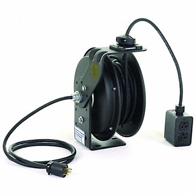 Cord Reel 50ft 12 AWG Receptacle 120VAC MPN:RTBB3LB-1DD520-J12K
