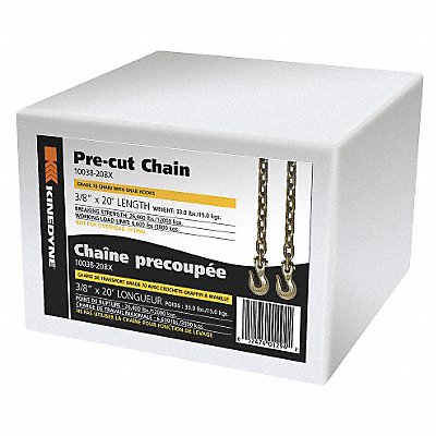 Transport Chain 6600 Lb 20 Ft x 3/8 In. MPN:10038-20BXGRA