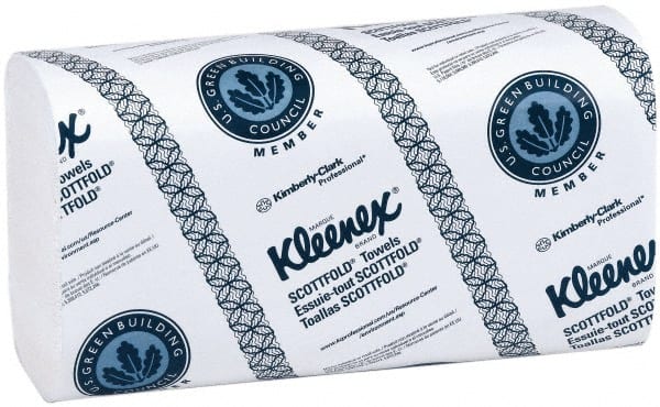 Paper Towels: Multifold, 25 Rolls, 1 Ply, White MPN:13254
