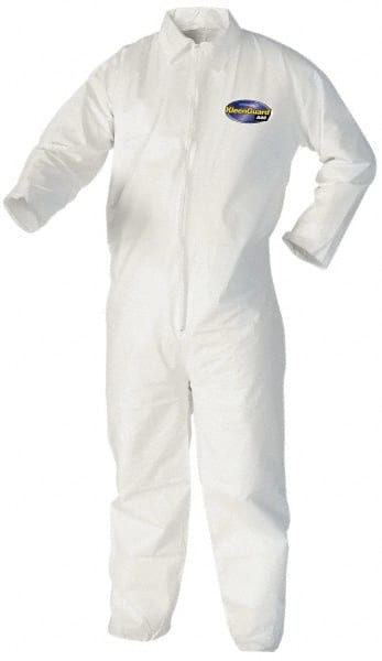 Disposable Coveralls: Size Medium, Microporous Film, Zipper Closure MPN:44332