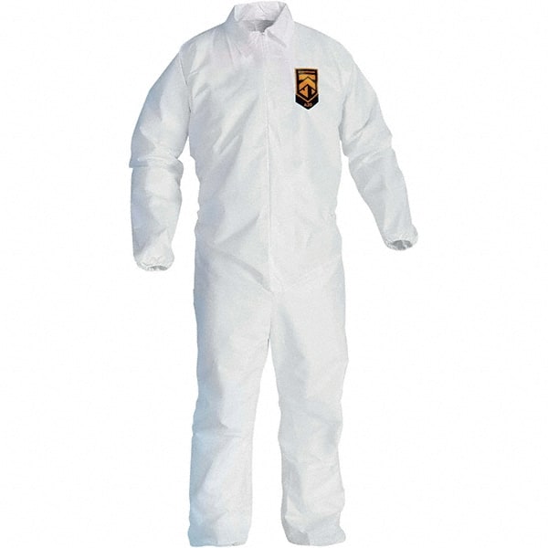 Disposable Coveralls: Size 2X-Large, 1.15 oz, SMS, Zipper Closure MPN:49105