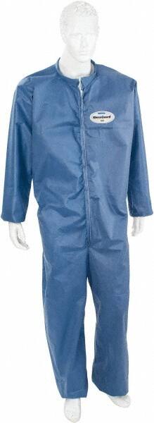 Disposable Coveralls: Size X-Large, 1.15 oz, SMS, Zipper Closure MPN:58504