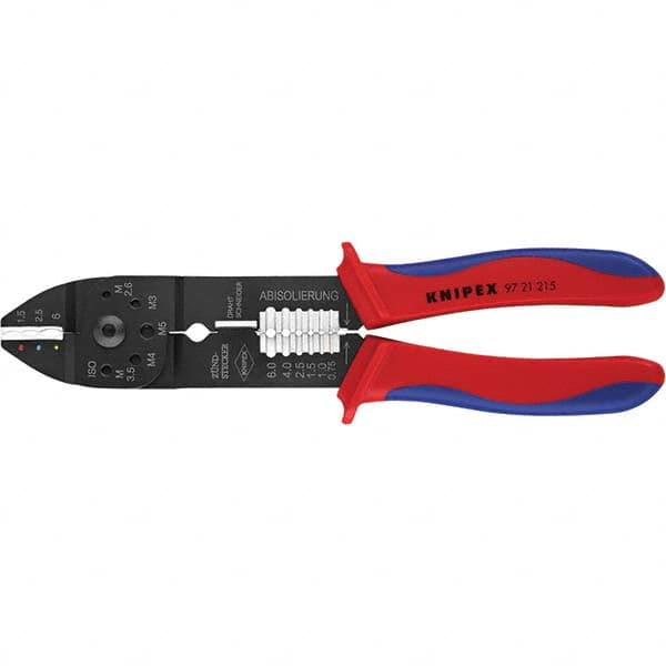 Crimpers, Crimper Type: Crimping Plier , Maximum Wire Gauge: 10AWG , Capacity: 10-18 AWG , Terminal Type: Various , Features: Comfort Grip  MPN:97 21 215