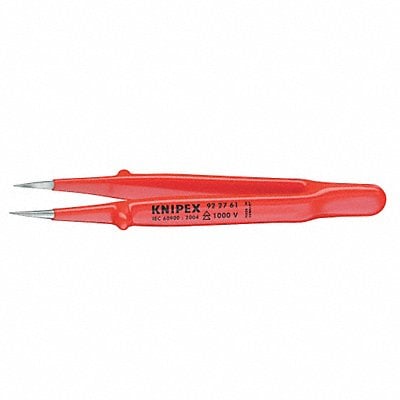 Tweezers Insulated Straight 5-1/4 In MPN:92 27 61