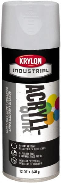 Lacquer Spray Paint: Pewter Gray, Gloss, 16 oz MPN:K01606A07