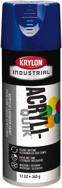 Lacquer Spray Paint: True Blue, Gloss, 16 oz MPN:K01910A07