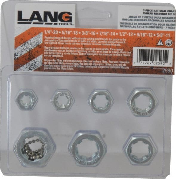1/4-20 to 5/8-11 UNC, Hex Die Set MPN:2590M