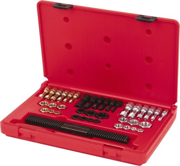 Tap & Die Set: 1/4-20 to 9/16-18 Taps, 1/4-20 to 5/8-18 Dies, Metric Coarse, Metric Fine, UNC & UNF MPN:972M