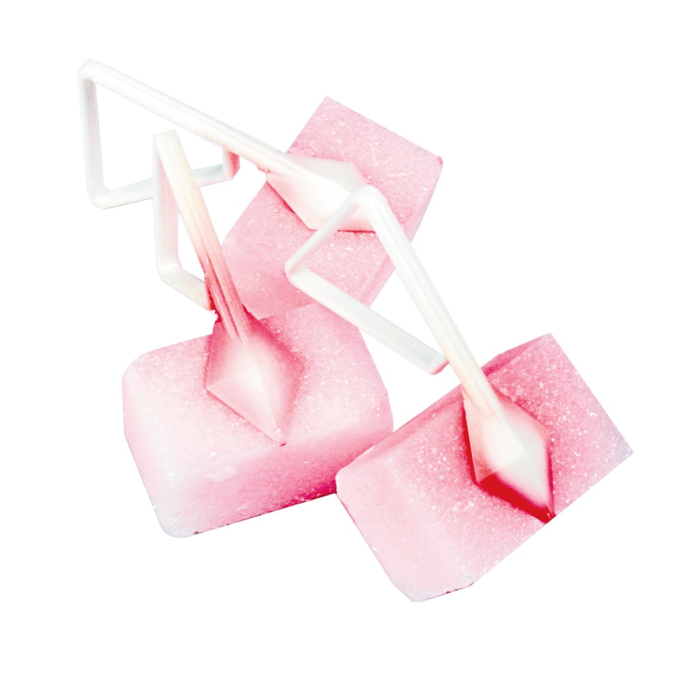 Krystal Toilet Bowl Blocks, Solid, Cherry, 4 Oz, Pink, Box Of 12 (Min Order Qty 2) MPN:B04BX