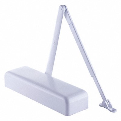 Door Closer Hydraulic Heavy Duty White MPN:4040XP-REG LH RAL9003