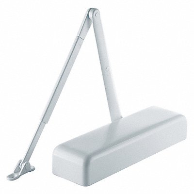 Door Closer Hydraulic Heavy Duty White MPN:4040XP-REG RH RAL9003