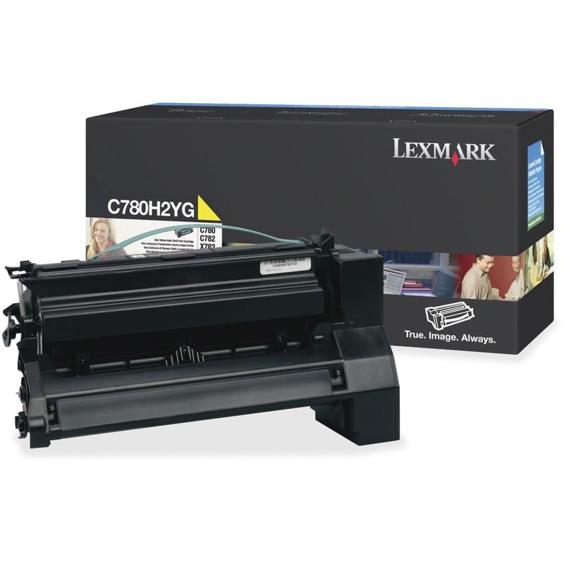 Lexmark C780H2YG Yellow High Yield Toner Cartridge MPN:C780H2YG
