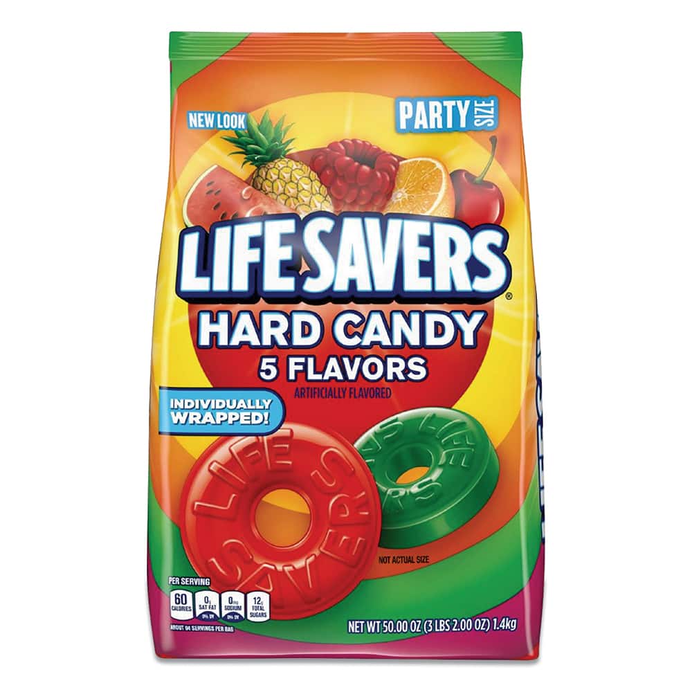 Snacks, Cookies, Candy & Gum, Snack Type: Hard Candy , Container Size: 50oz , Container Type: Bag  MPN:LFS28098