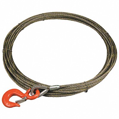Winch Cable 3/8 in x 75 ft. MPN:38619X75