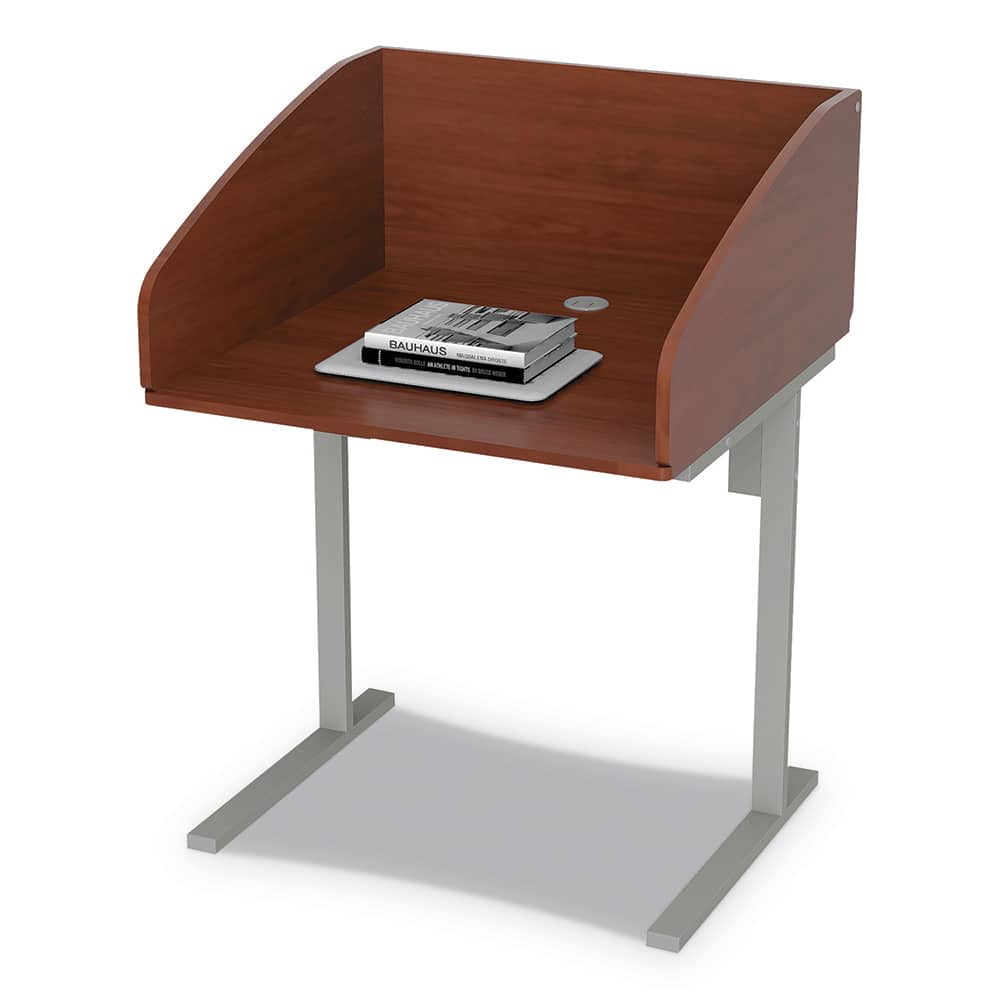 STUDY CARRELL STARTER UNIT, 2-LEG, 31.25 X 23.5 X 45.25, CHERRY MPN:LITSC801CH