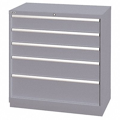 Mod Drwr Cab 41-3/4 H 5 Drwr Light Gray MPN:HS09-0501A-FTKALG