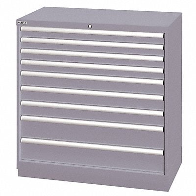 Mod Drwr Cab 41-3/4 H 9 Drwr Light Gray MPN:HS09-0901A-FTKALG
