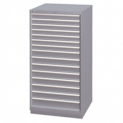 Mod Drwr Cab 59-1/2 H 15 Drwr Light Gray MPN:SC13-1502A-FTKALG