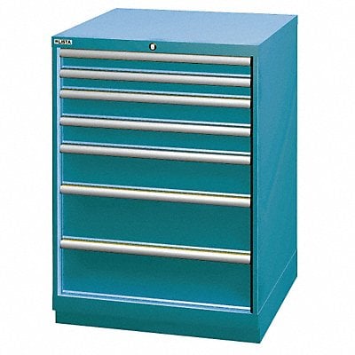 Mod Drwr Cab 41-3/4 H 7 Drwr Clssc Blue MPN:XSSC0900-0703/CB