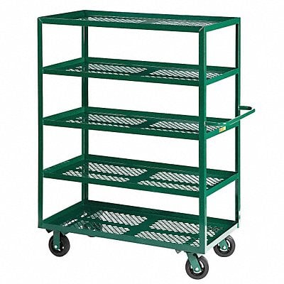 Metal Utility Cart 2 000 lb Steel MPN:5MLP-3060-6MR-G