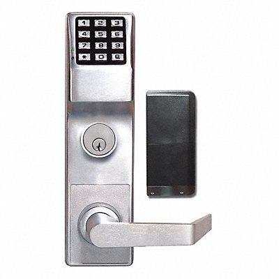 Electronic Lock Satin Chrome 12 Button MPN:ETDLNS1G/26DV99