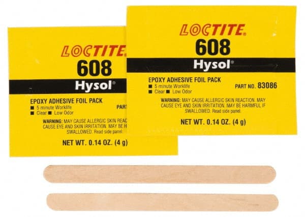 Two-Part Epoxy: 0.14 oz, Pouch Adhesive MPN:420332