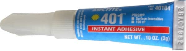 Adhesive Glue: 0.11 oz Tube, Clear MPN:233641