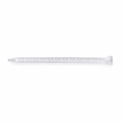 Mixing Nozzle White Rubber 9 1/10 L PK6 MPN:243335