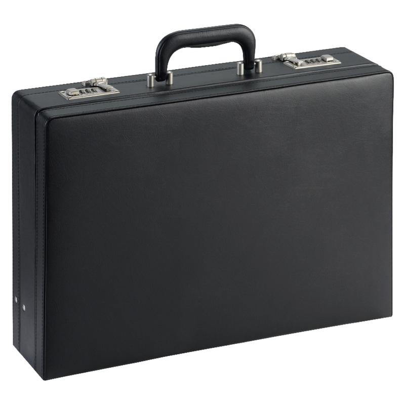 NuSparc Expandable Attache Case, 12 1/2inH x 17 1/2inW x 4inD, Black (Min Order Qty 2) MPN:BC100ZZBK
