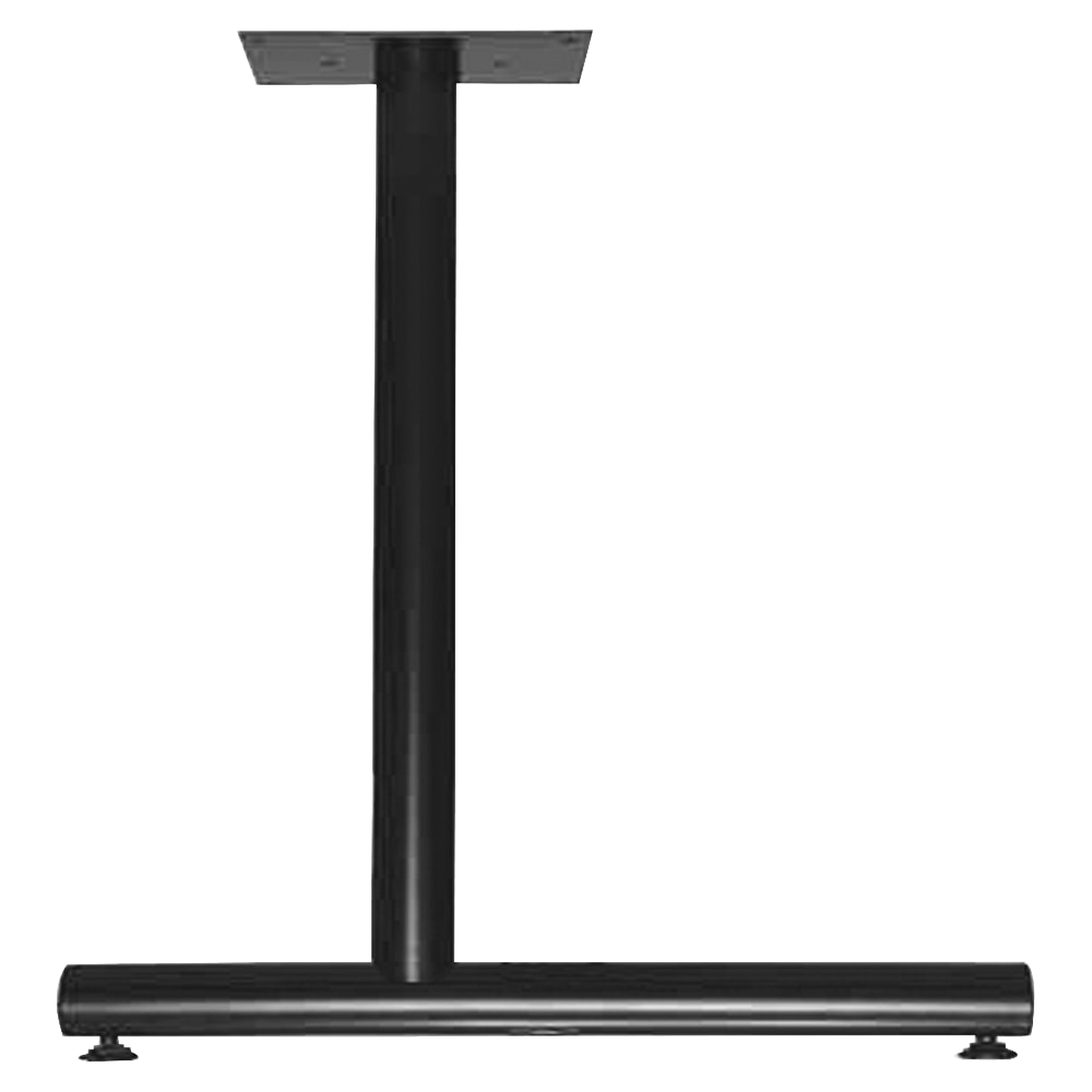 Lorell C-Leg Training Table Base, Glides, Black, Pack of 2 MPN:60649