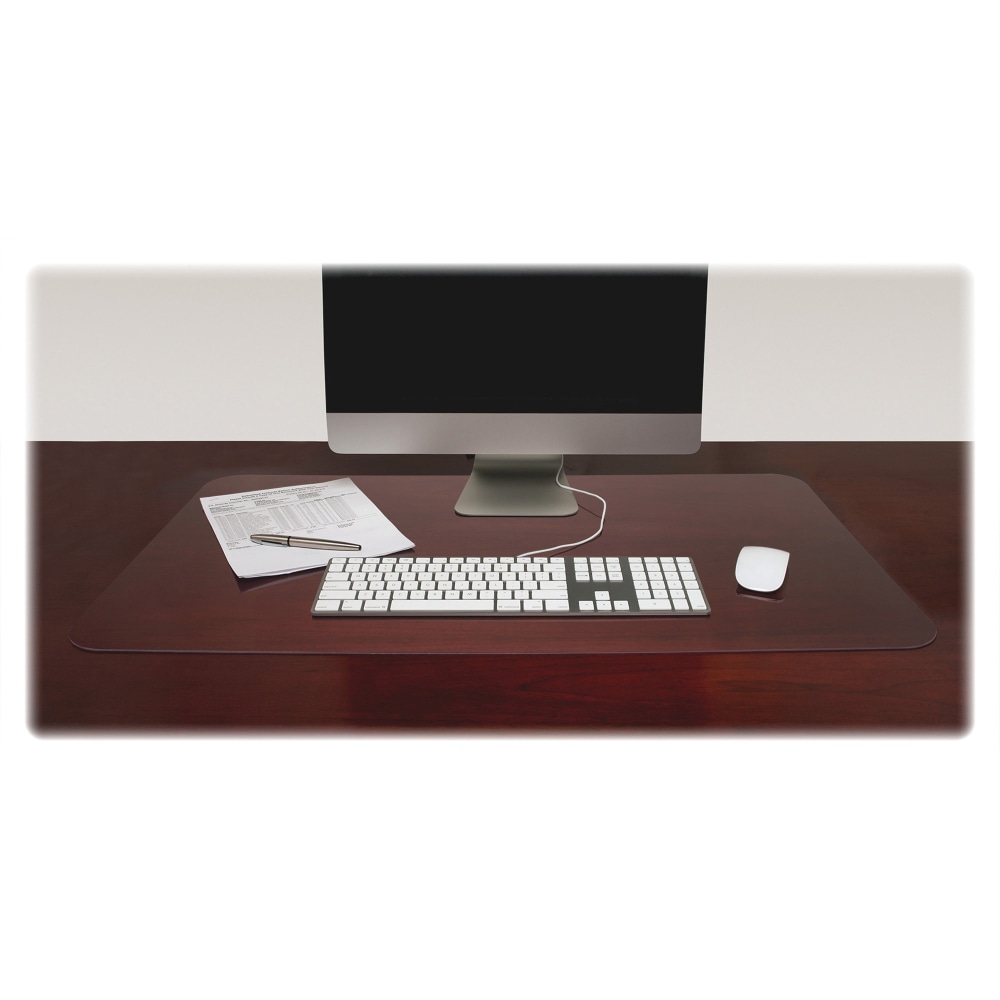 Lorell Desk Pad, 36in x 20in, Rectangle, Clear (Min Order Qty 4) MPN:39650