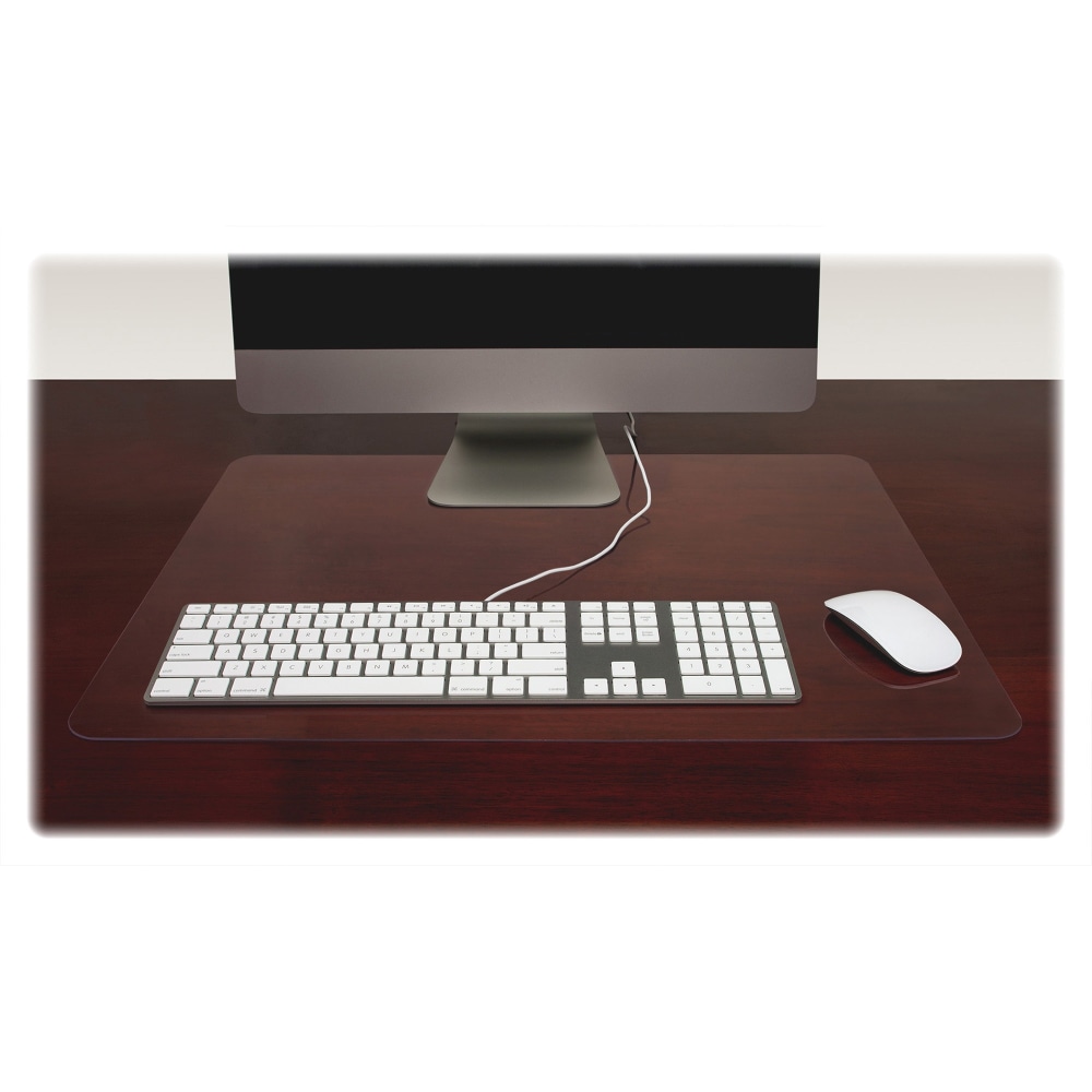 Lorell Desk Pad, 24in x 19in, Rectangle, Clear (Min Order Qty 7) MPN:39652