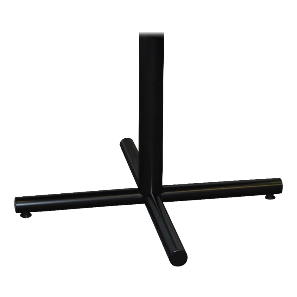 Lorell Hospitality X-Leg Cafï¿1/2 Height Table Base, 36inW, Black MPN:61696