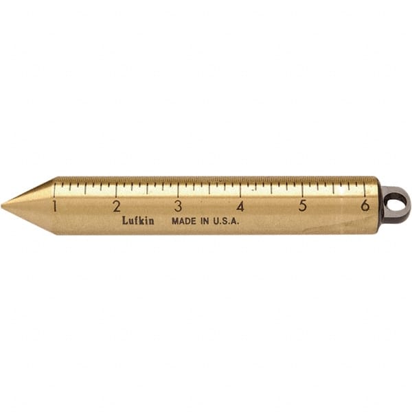 Plumb Bobs, Weight (oz.): 20.00 , Bob Type: Plumb Bob , Material: Brass, Brass , Replaceable Tip: No , Point Or Tip Material: Brass  MPN:590GMEN