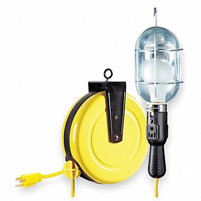 Cord Reel w/Lamp Incan 25ft 16AWG 120VAC MPN:1W943