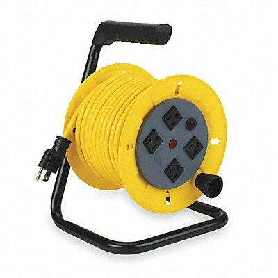 Cord Reel 40ft 14 AWG Receptacle 120VAC MPN:2YKR4