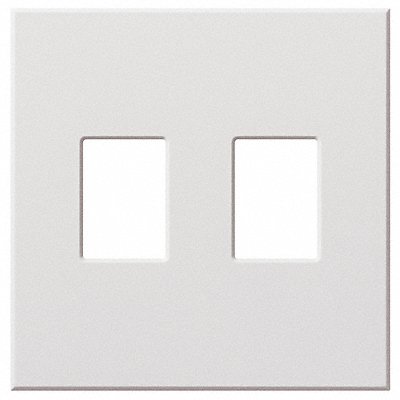 Dimmer/Switch Wall Plate 2 Gang White MPN:VWP-2-WH