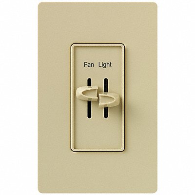 Fan/Light Control Dual Slide 120V 1 Pole MPN:S2-LFSQ-IV